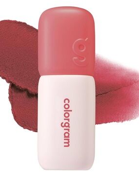 Colorgram NUDE BLUR 05 Vintage Red Lip Tint & Natural Cheek Blush